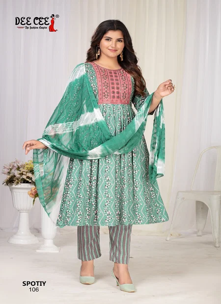 Spotiy By Deecee Rayon Printed Wholesale Kurti With Bottom Dupatta In India